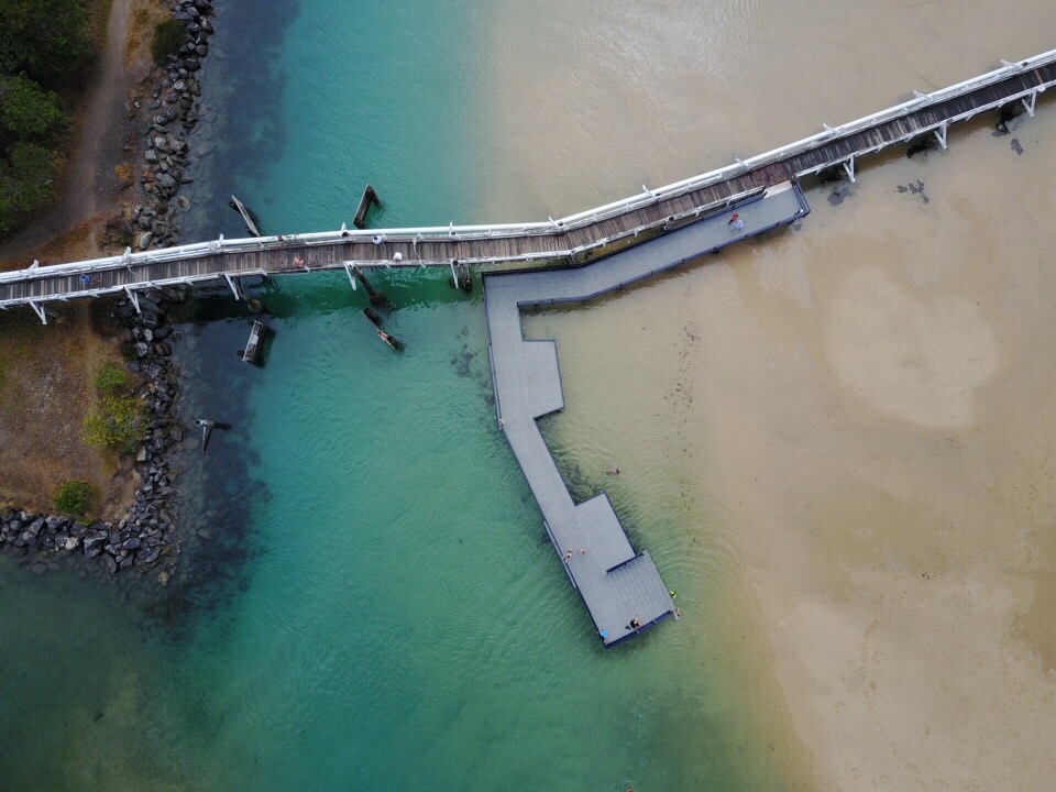 South West Rocks Fishing Platform Aerial View