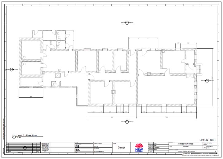 Asset floor plan layout