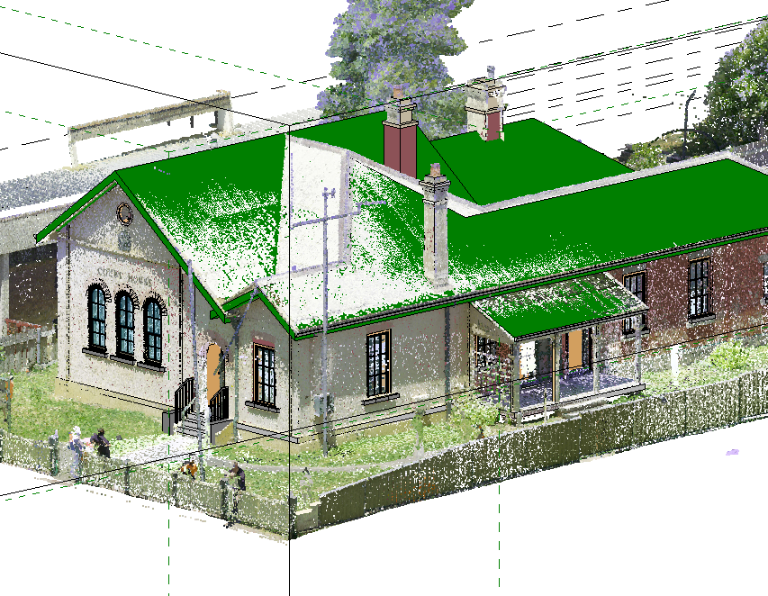 3d Point Cloud - Barraba Courthouse