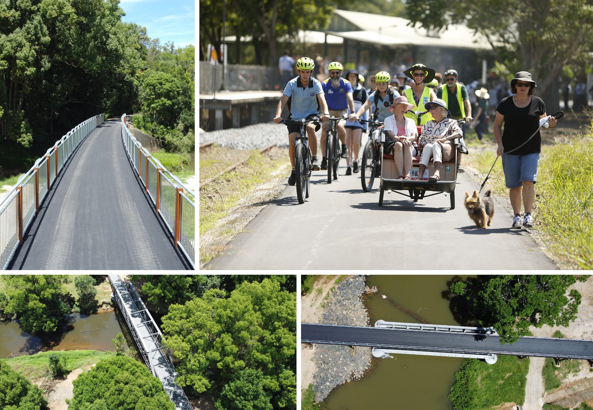 Northern Rivers Rail Trail Tweed section photos