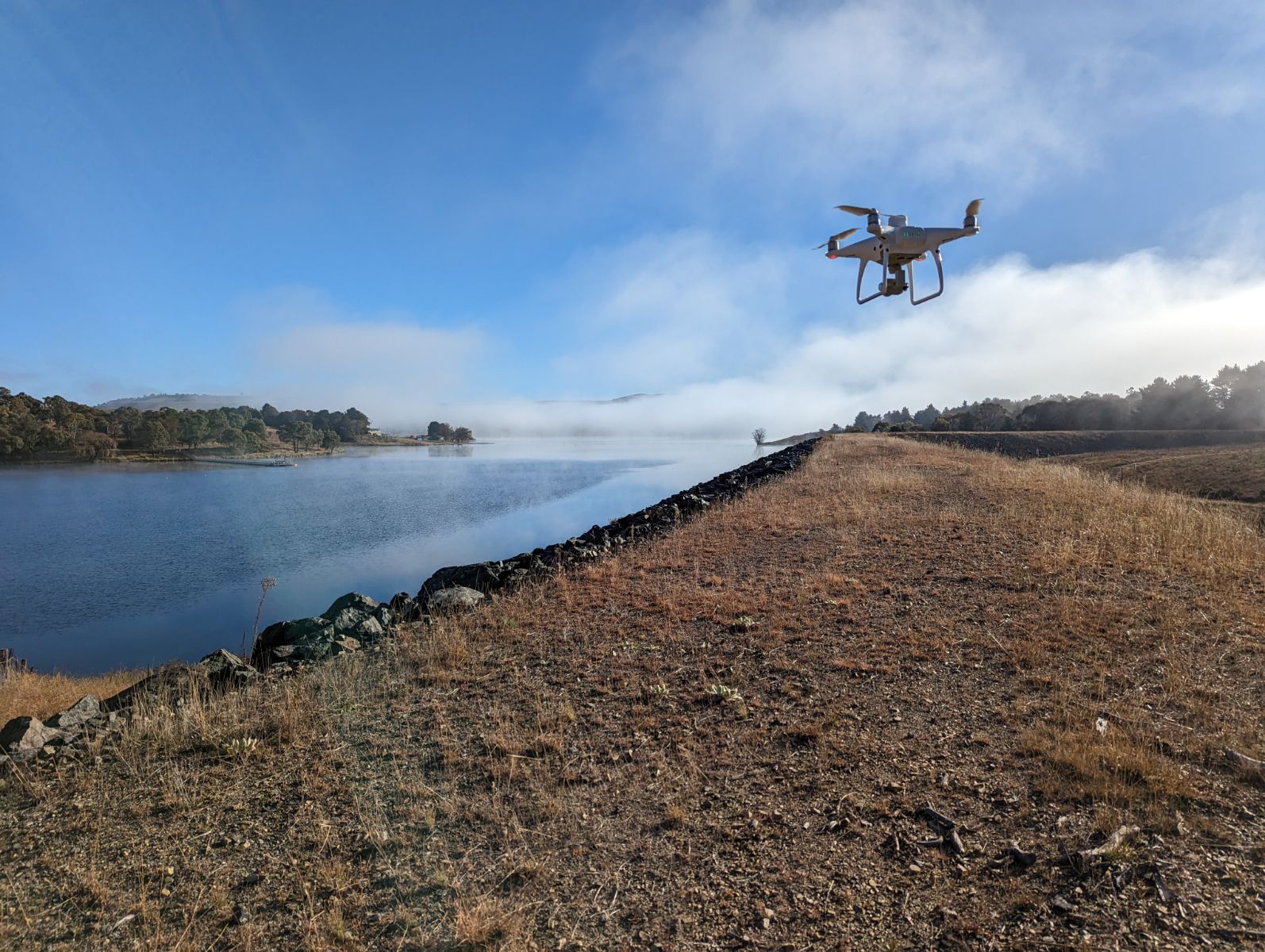 Malpas Dam - drone survey