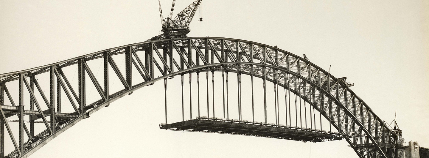 Sydney Harbour Bridge Construction 