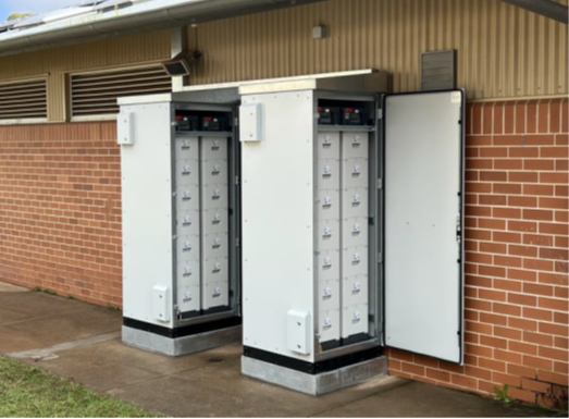 Smart Energy Schools Program - Solar battery storage external