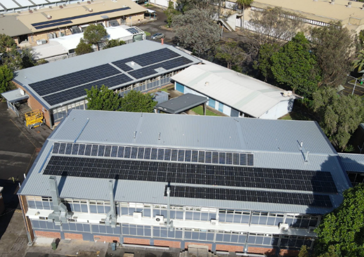 Smart Energy Schools Program - Solar panel roof