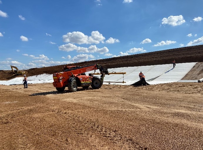 Nyngan water storage ground works