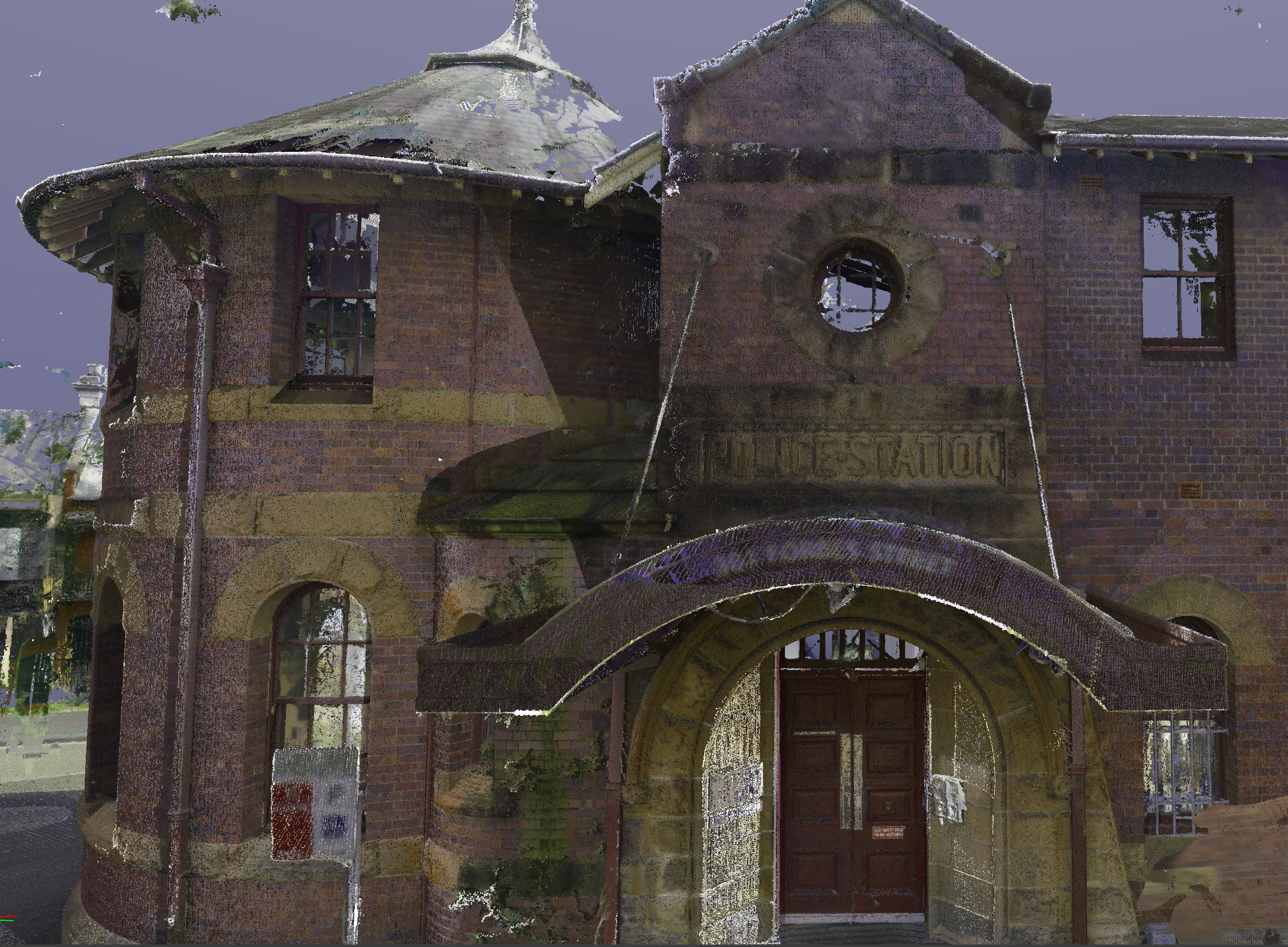 Darlinghurst Police Station - 3D spatial data capture perspective image of building