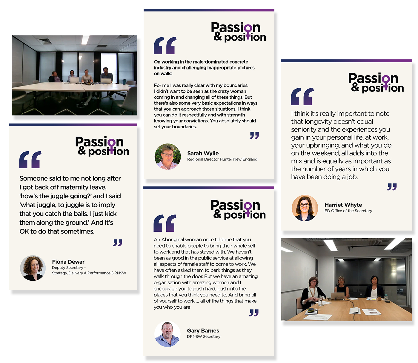 Quotes from Passion and Position Webinar